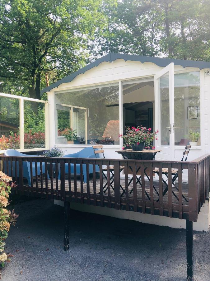 Tiny House 'T Heidehoes In Usselo เอนส์เคอเด ภายนอก รูปภาพ
