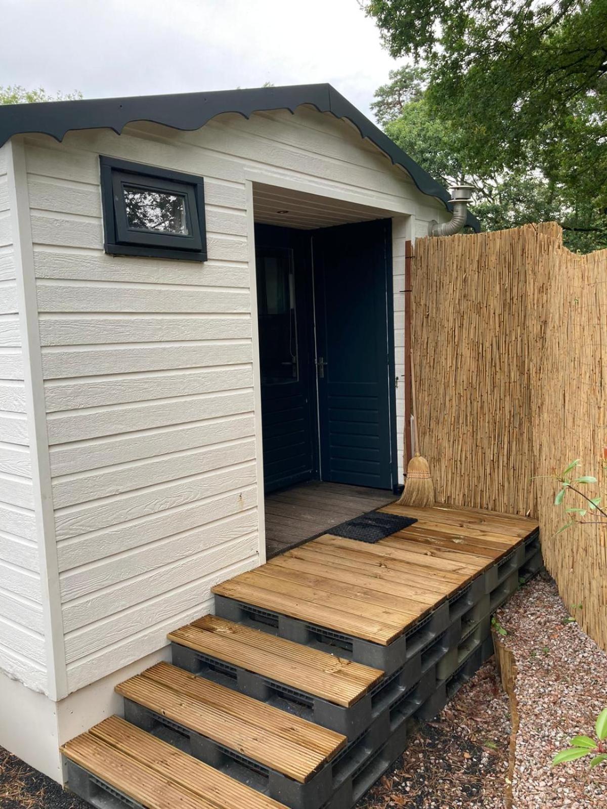 Tiny House 'T Heidehoes In Usselo เอนส์เคอเด ภายนอก รูปภาพ