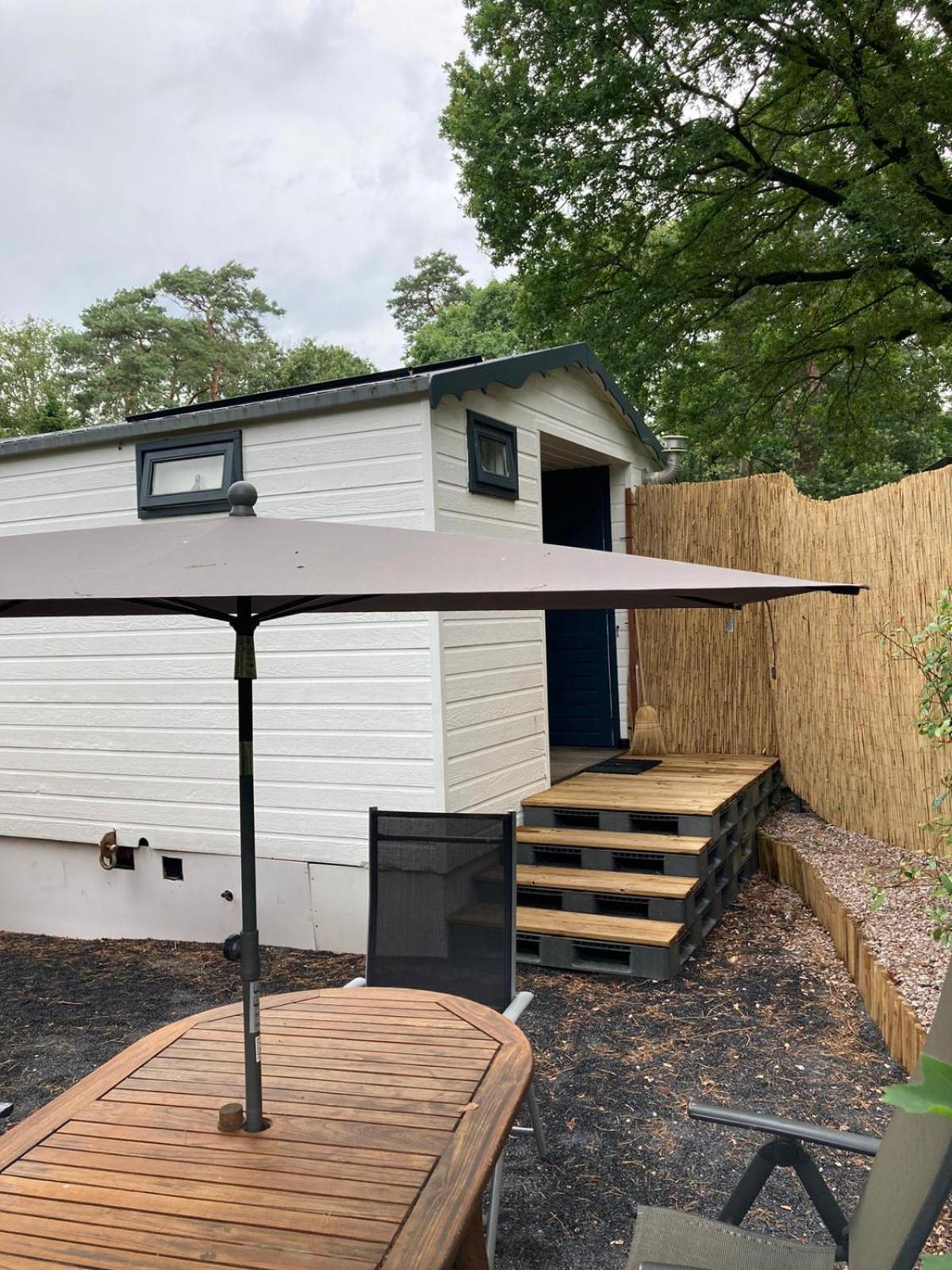 Tiny House 'T Heidehoes In Usselo เอนส์เคอเด ภายนอก รูปภาพ